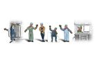 Woodland Scenics HO Scale Scenic Accents Figures/People Set Engineers (6)