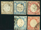 Two Sicilies #20 #22 #23 King Victor Emmanuel Postage Neapolitan Provinces Italy