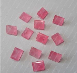 Natural Pink Jade Octagon Faceted Cut 6x8mm To 20x25mm  Loose Gemstone