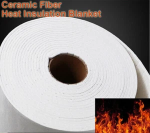 Extra Long Ceramic Fiber Heat Insulation Blanket Fireproof Paper / Thk Optional - Picture 1 of 20