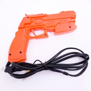 Namco GunCon 2 Light Gun Con PlayStation 2 PS2 2000 NPC-106 Orange AS IS - Picture 1 of 9