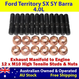 High Tensile Exhaust Manifold Stud Kit For Ford Territory SX SY Barra 4.0L - Picture 1 of 5