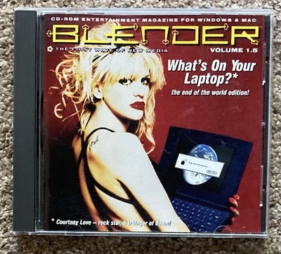COURTNEY LOVE 1995 BLENDER Volume 1.5 CD-ROM Magazine / TRACI LORDS / BLUR - Image 1 of 3