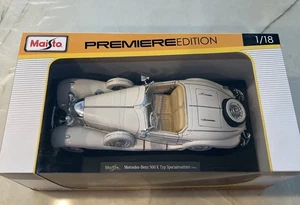 Maisto Premiere Edition 1936 Mercedes Benz 500 K TYP Specialroadster 1/18 - Picture 1 of 7