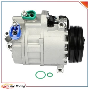 A/C AC Compressor and Clutch For BMW X5 3.0L 2002 2003 2004-2006 - Picture 1 of 7