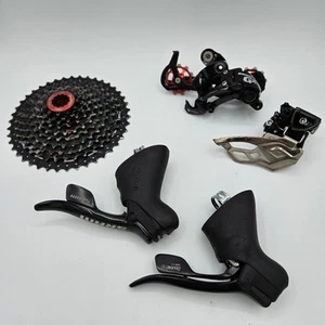 Sram Apex Double Tap Mech Shifters, Sram GX RD, OX FD, 2 x 10-Spd, + Cassette - Picture 1 of 21