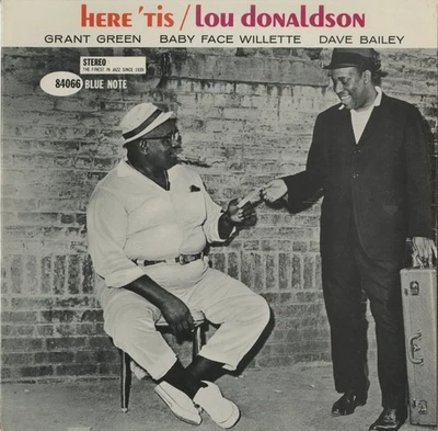 Lou Donaldson LP Here 'Tis US Blue Note BST 84066 Van Gelder - Image 1 of 4