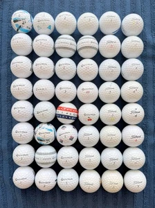 48 Mix TaylorMade and Titleist 4A & 3A Good Quality Used Golf Balls - Picture 1 of 1