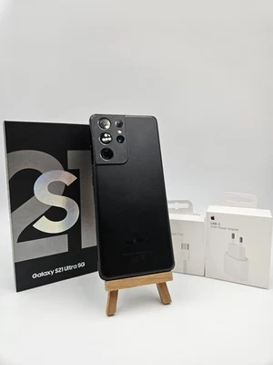 Samsung Galaxy S21 Ultra 5G Dual SIM 128GB Phantom Black - Bild 1 von 4