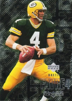 2000 Upper Deck Black Diamond Brett Favre #43 Green Bay Packers - Image 1 of 2