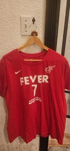 WNBA Nike Rebel Edition Indiana Fever Aliyah Boston 7 Shirt Men's 2XL Red - Picture 1 of 10