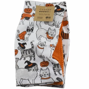 Casaba Katzen in Kostümen Halloween Küche Geschirrtücher 3er Set - Bild 1 von 1