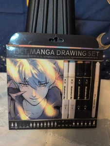 Set da disegno manga - Set di pennarelli illustrativi 13 pezzi - Foto 1 di 4