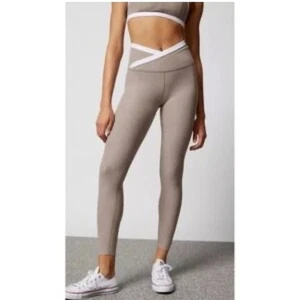 Beyond Yoga Spacedye Outline High Waisted Legging Burch Cloud White Womens - Picture 1 of 6