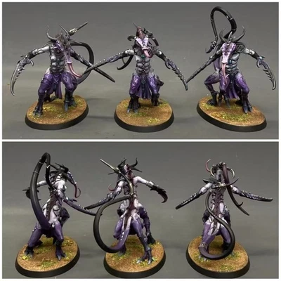 DAEMONS OF SLAANESH: FIENDS Warhammer Age of Sigmar Slaanesh Painted Miniature - Image 1 of 4