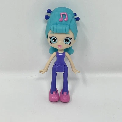 Shopkins Happy Places violeta Lil Shoppie muñeca de juguete de plástico de 3,5 pulgadas Foto 1 de 4