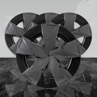 Snap-On Black/Charcoal 17" Wheel Covers for 2023-2026 Toyota Prius LE [4pc] - Image 1 of 4