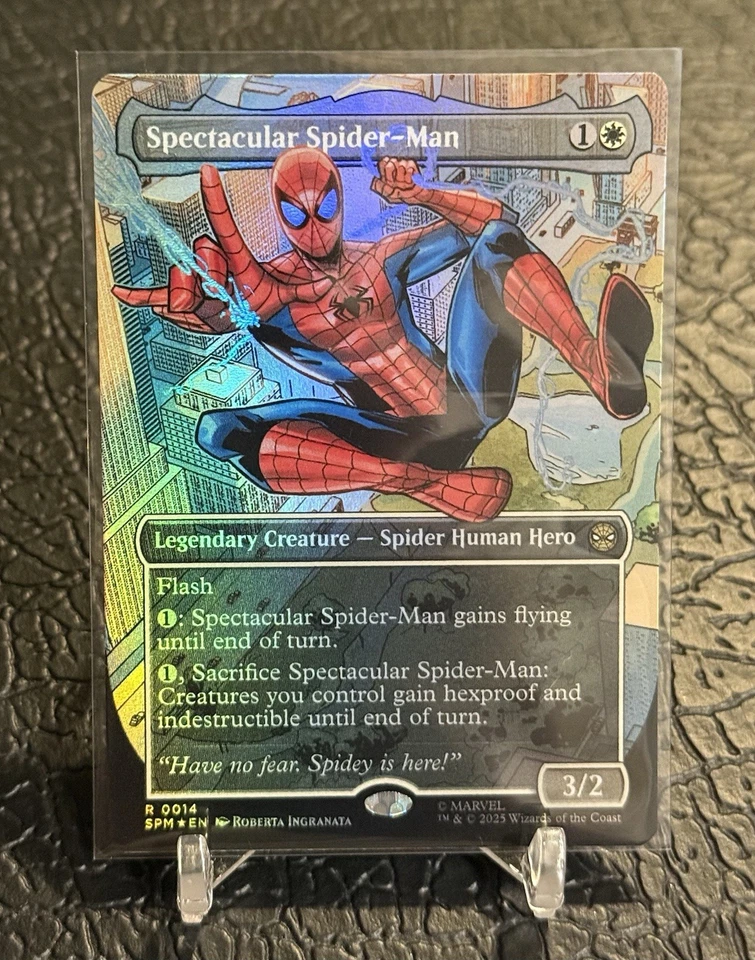 Spectacular Spider-Man (Borderless) Marvel's Spider-Man Foil - Image 1 of 2
