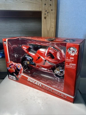 Casey Stoner 1:10 Scale Maisto Ducati Desmosedici Unopened Box - Image 1 of 4