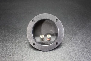 (1) KREIS LAUTSPRECHERBUCHSE NICKEL TERMINAL CUP SCHRAUBE LAUTSPRECHER SUBWOOFER BOX TCRB - Bild 1 von 5