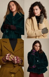 King Louie Handschuhe Lang lila purple grau Weinrot gloves - Bild 1 von 20