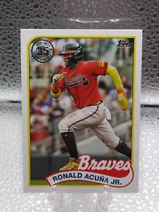 2024 Topps Series 2 Ronald Acuna Jr. #89B2-30 1989 35th Anniversary Braves - Picture 1 of 2