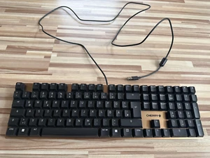 CHERRY KC 200 MX mechanische Tastatur QWERTZ MX2A SILENT RED Switches - Bild 1 von 5