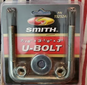 C.E. Smith Trailer Zinc Stainless U-bolt 7/16" x 3-1/8" x 3" - New - Picture 1 of 3