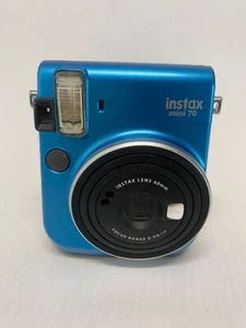 Fujifilm Instax Mini 70 Instant Film Camera Blue FREE SHIPPING - Picture 1 of 6