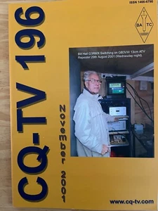 MAGAZYN CQ-TV WYDANIE 196 LISTOPADA 2001 VINTAGE - Zdjęcie 1 z 1