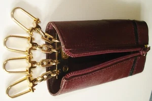 Nazareno Gabrielli Genuine Leather Key Case, Made in Italy - Picture 1 of 6