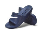 Nike Kawa Shower Slide Kids Boys Sliders Pool Beach Shower Slip-In Sandals Navy