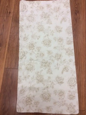 FUNDA DE ALMOHADA WESTPOINT STEVENS 1 "REY" BEIGE TOSTADO FLORES ROSAS COUNTRY VINTAGE Foto 1 de 4