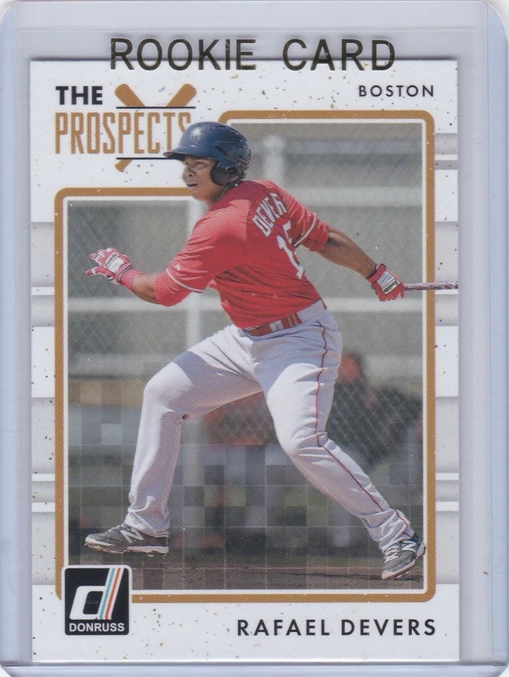 RAFAEL DEVERS ROOKIE CARD 2017 Donruss THE PROSPECTS BASEBALL RC Boston Red Sox! - Image 1 of 2
