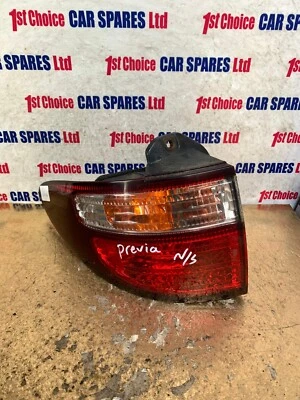 TOYOTA PREVIA MPV 5DR GS MK2 ACR30 2002 PASSENGER SIDE OUTER TAIL LIGHT LAMP - Image 1 of 4