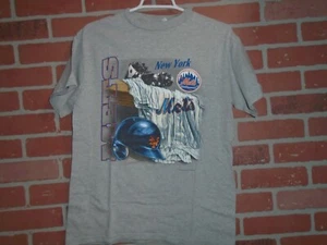 NEW YORK METS VINTAGE 1999 LOCKER ROOM DESIGN TSHIRT YOUTH XL - Bild 1 von 4