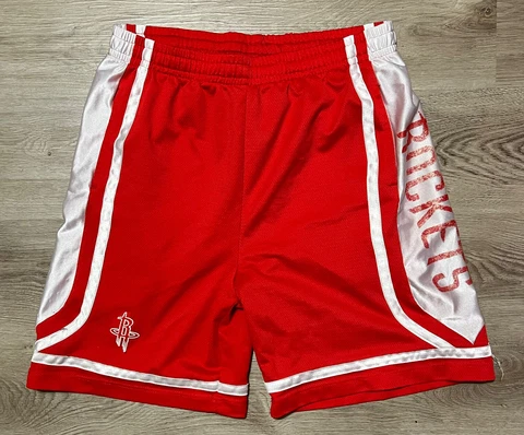 Houston Rockets NBA Shorts Adult Extra Large XL Red Mens Cover