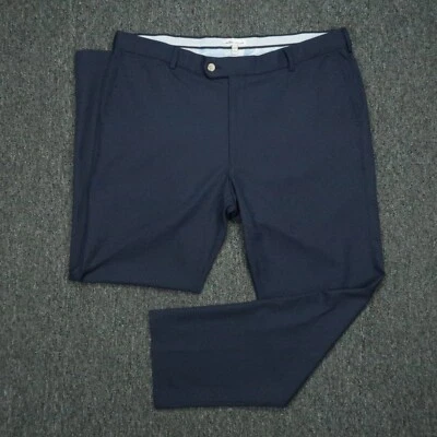 Pantalones chinos Peter Millar para hombre 38x30 azul Durham alto rendimiento * Foto 1 de 4