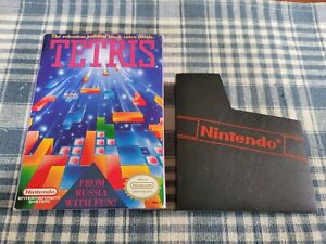 Tetris - Nintendo - NES - Authentic - Original Box Only - Oval Seal!