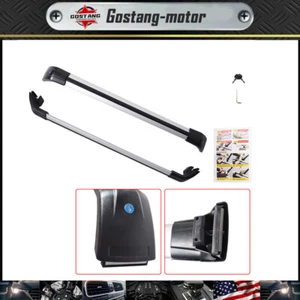 Fit For 2016-2020 Hyundai Tucson Aluminum 2Pcs Cross Bar Crossbar Roof Rack Rail - Foto 1 di 10