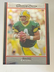 🏈 2007 Topps Bowman Chrome Football Base Card #BC116 Brett FAVRE 🏈