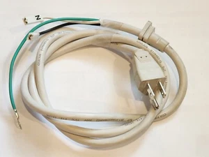 GENUINO HORNO DE MICROONDAS INVERSOR PANASONIC CABLE DE ALIMENTACIÓN BLANCO F900C4T60CP G6.3 - Imagen 1 de 4