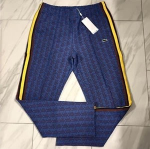 Lacoste Men's Sweatpants Blue Red Yellow $170 New - Picture 1 of 3