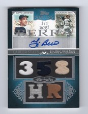 2006 Topps Sterling YOGI BERRA Auto Jersey Patch Prime Card #d 1/1 RARE YANKEES