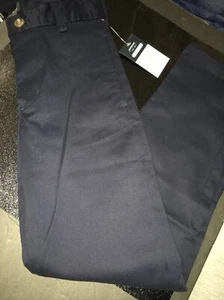 Arrow Aroflex Flat Front Dress Pant Boys 12 Regular ADACC01K Dark Navy - Picture 1 of 3