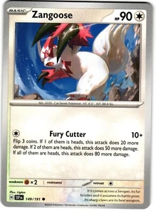 Zangoose 149/191 Pokemon SV: Surging Sparks - Picture 1 of 3