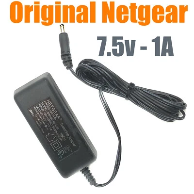 Genuine Netgear Switching AC Adapter 7.5V 1A DSA-9R-05 AUS 332-10014-01  - Image 1 of 4