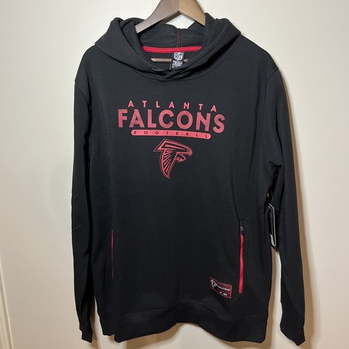 VETEMENTS Felpa con cappuccio Atlanta Falcons nuova con etichette NFL abbigliamento squadra calcio vendita al dettaglio $85 XL