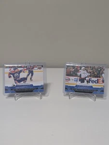 2023-24 Upper Deck Series 1 - UD Canvas Season Highlights - McDavid / Ovechkin - Picture 1 of 2