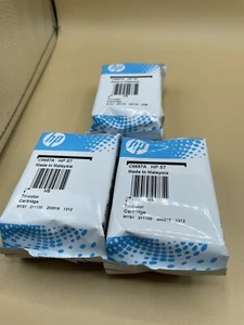 Lot Of 3 Genuine HP 57 Tri-Color Ink Cartridge C6657A No Box Sealed Packages - Picture 1 of 6